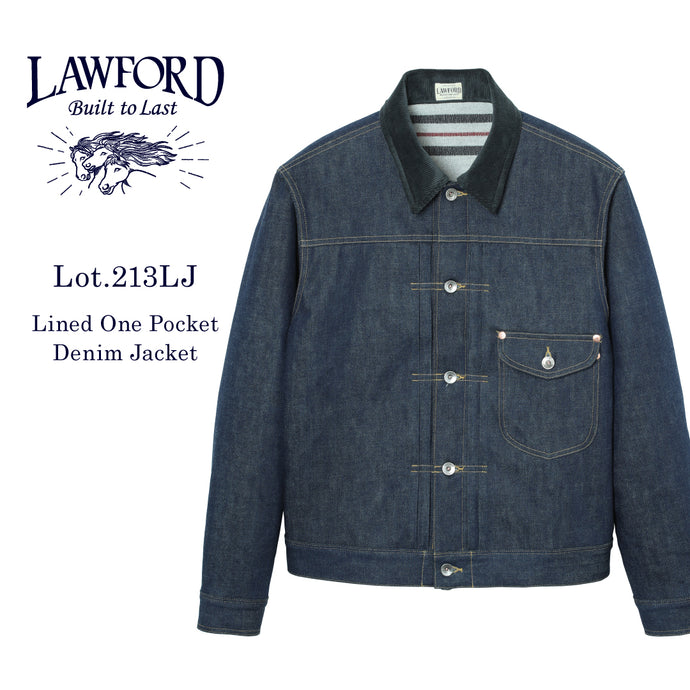 LAWFORD Lot.213LJ One Pocket Denim Jacket
