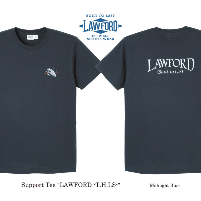 Support Tee "LAWFORD -THIS-" Midnight Blue