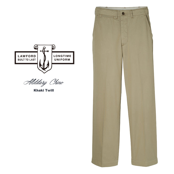 LAWFORD "Military Chino" Khaki Twill