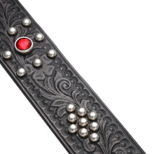 Load image into Gallery viewer, Brilliantly Jeweled Belt &quot;Alternating Square and Diamond&quot; (CODINA LEATHER x LAWFORD CLOTHING) Delivery on August
