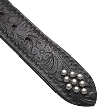 画像をギャラリービューアに読み込む, Brilliantly Jeweled Belt &quot;Alternating Square and Diamond&quot; (CODINA LEATHER x LAWFORD CLOTHING)
