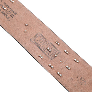 Brilliantly Jeweled Belt "Alternating Square and Diamond" (CODINA LEATHER x LAWFORD CLOTHING)