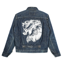 画像をギャラリービューアに読み込む, Jean Laumet x Lawford Lot.203 One Pocket Denim Jacket w/Three Horses Embroidery (Talking order 7/27-8/14)
