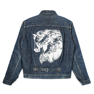 Jean Laumet x Lawford Lot.203 One Pocket Denim Jacket w/Three Horses Embroidery (Talking order 7/27-8/14)
