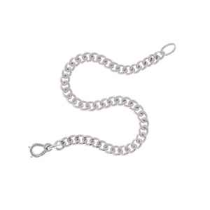 Flat Curve Links Chain Bracelet