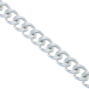 Flat Curve Links Chain Bracelet