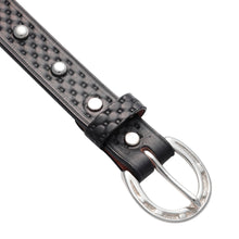 画像をギャラリービューアに読み込む, Dress Belt &quot;Bulls Eye Tuck &amp; Roll&quot;(CODINA LEATHER x LAWFORD CLOTHING)
